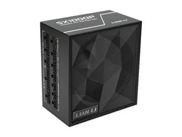 Lian Li Napajalnik ATX SX 1000W, 80PLUS Platinum, PCIe 5.1, ATX 3.1, Modularen, črn, SX1000P