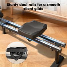 ISCOOTER Formill-QK530 Kolesa za vadbo na prosto - 16-stopenjski magnetni upor - Bluetooth povezava - Zložljiv dizajn - Nosilnost 120 kg - Tih dvojni jermenski pogon