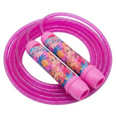Paw Patrol Paw Patrol Roza nastavljiva skakalna vrv za deklice, skakalna vrv z ročaji za otroke, dolga 2,4m