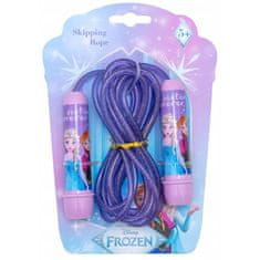Disney DISNEY Frozen Vijolična nastavljiva skakalna vrv za dekleta, skakalna vrv z ročaji za otroke, dolga 2,4m
