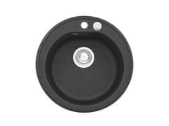 Alveus Granital pomivalno korito NIAGARA 10, okroglo, fi510, črna