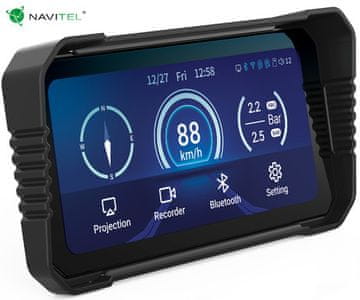 Navitel MS850 DUAL motoristična pametna naprava, 15,87 cm (6.25"), FHD, GPS, WiFi + vzvratna kamera