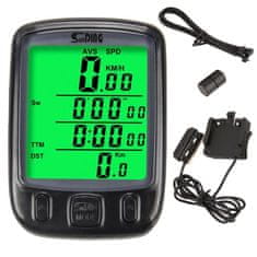 hurtnet Vodoodporen LCD kolesarski računalnik – merilnik hitrosti 1