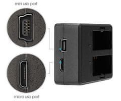 SJCAM dvojni polnilec baterij SJ4000/SJ5000/M10