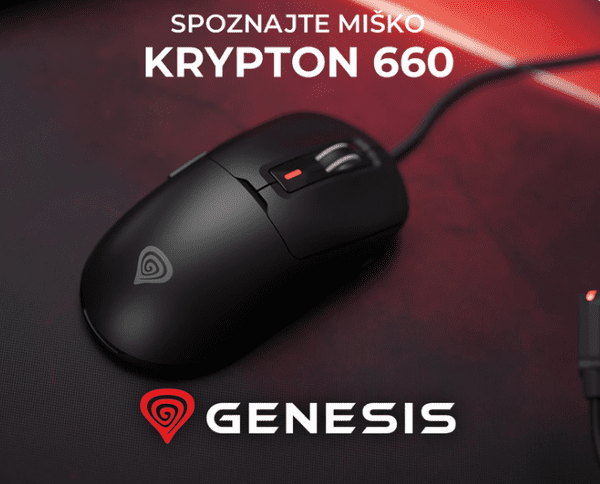 GENESIS KRYPTON 660 – najlažja žična miška na trgu!