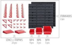 Kistenberg Stenski predalnik PVC – 34 delni organizator