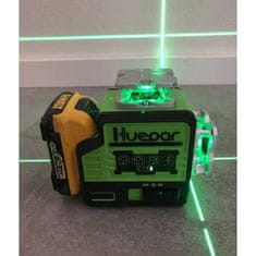 Huepar 10,8V univerzalni PRO 12 linijski zeleni laserski nivelir bluetooth