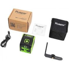 Huepar Akumulatorski zeleni nivelacijski križni laser 5011G