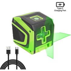 Huepar Akumulatorski zeleni nivelacijski križni laser 5011G