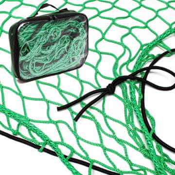 Wiltec Zaščitna mreža za avto prikolice 2,1 x 1,25 m + torba