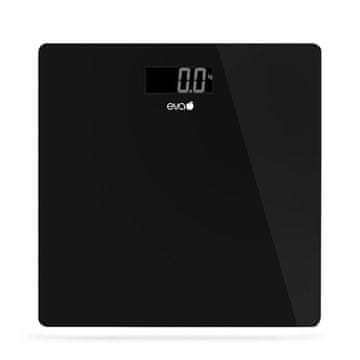 Eva Elektronska osebna tehtnica 50g-180kg / črna / pvc, steklo