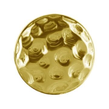 shumee 18-karatna okrogla matica iz zlata - struktura - GD18K-072 3 mm