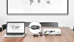 Ugreen Prehodnik, adapter, kabel z moškim HDMI priključkom na ženski VGA priključek, FHD, črn