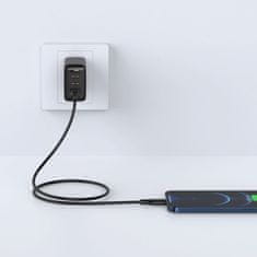 AceFast Kabel za iPhone MFI USB – Lightning 2,4 A, 1,2 m, črn