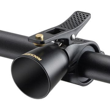 shumee Sodoben kolesarski zvonec z usmerjenim zvokom - črn