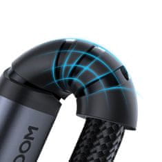 Joyroom Stereo avdio kabel za telefon AUX 3,5 mm mini jack – USB-C, 1,2 m, črn