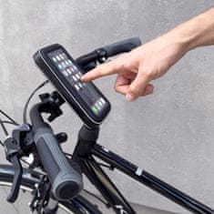 WOZINSKY Ovitek za telefon z držalom za krmilo za kolo, motorno kolo, skuter, črn