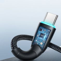 Joyroom Kabel Starry Series USB-C – USB-C 60 W, 1 m, črn