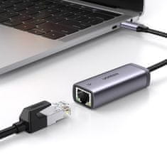 Ugreen Zunanja omrežna kartica USB tipa C – RJ45 1 Gbps