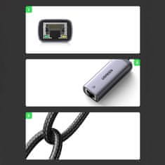 Ugreen Zunanja omrežna kartica USB tipa C – RJ45 1 Gbps