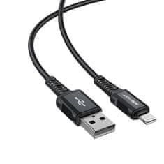 AceFast MFI kabel za iPhone USB – Lightning 2,4 A, 1,8 m, črn
