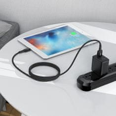 AceFast MFI kabel za iPhone USB – Lightning 2,4 A, 1,8 m, črn