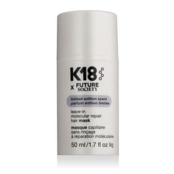 K18 x Future Society Leave-In Molecular Repair Hair Mask obnovitvena in revitalizacijska maska za poškodovane lase za ženske