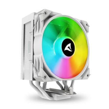 Sharkoon CPU A40 RGB WHITE AIR COOLER 120mm PWM 220W procesorski hladilnik