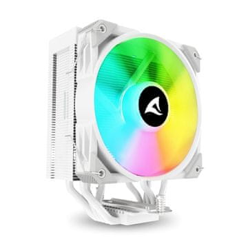 Sharkoon CPU A50 WHITE AIR COOLER 120mm PWM 230W procesorski hladilnik