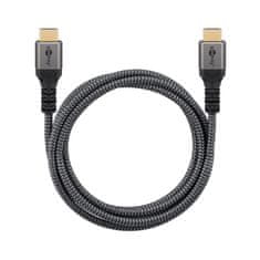 Goobay Ultra High Speed HDMI (M/M) 2.1 8K 60Hz 5m z Ethernet pozlačen, pleten z zaščito pred pregibanjem kabel