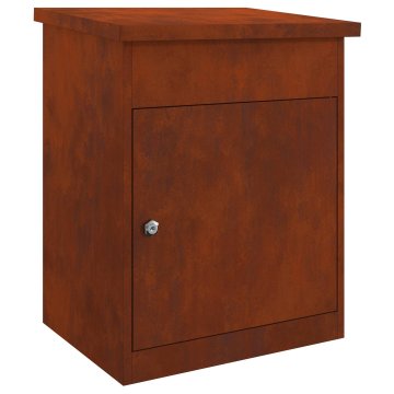 Vidaxl Škatla za dostavo s shranjevanjem Rjav 47,5 x 38 x 59 cm