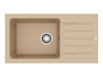 Alveus Granital pomivalno korito NIAGARA 90 z odcejalno površino, 775 x 430