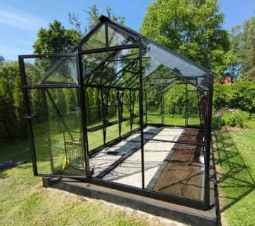 EcoSlider Stekleni rastlinjak STEKLENJAK EcoSlider 2,5m širine – 4 mm varnostno steklo