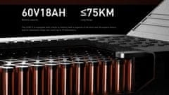 JOYOR S10-S-Z Dual 250*4W Motor Electric Scooter, 60V18Ah Battery, 25km/h 85km Range, 10-Inch Pneumatic Tires, Hydraulic Brakes, 35° Hill Climb, Foldable Design