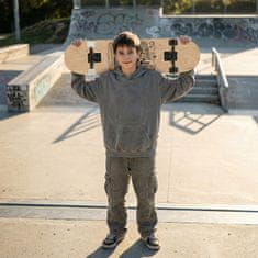 Disney DISNEY Mickey Mouse STEAMBOAT 79 cm leseni skateboard, deska za mlade, velika, lahka in stabilna do 100 kg