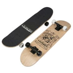 Disney DISNEY Mickey Mouse STEAMBOAT 79 cm leseni skateboard, deska za mlade, velika, lahka in stabilna do 100 kg