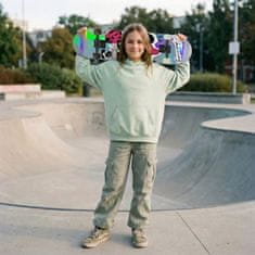 Disney DISNEY Minnie Mouse HOLO Leseni mladinski skateboard, 79 cm, protizdrsna plošča, velik, do 100 kg