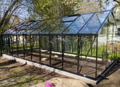 EcoSlider Stekleni rastlinjak STEKLENJAK EcoSlider 3,0m širine – 4 mm varnostno steklo, 270 cm