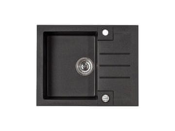 Alveus Granital pomivalno korito ROCK 30 z odcejano površino, 595x475