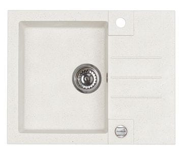 Alveus Granital pomivalno korito ROCK 30 z odcejano površino, 595x475