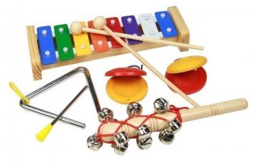 Bino Glasbeni s trikotnikom 4 kosi