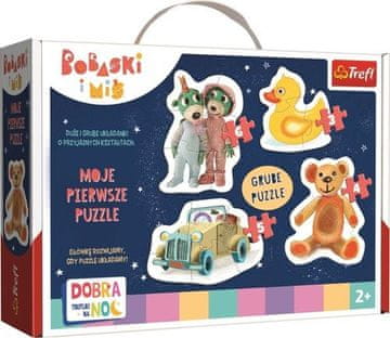 Trefl Puzzle ici - Lahko noč, dragi otroci 4v1 (3,4,5,6 kosov)
