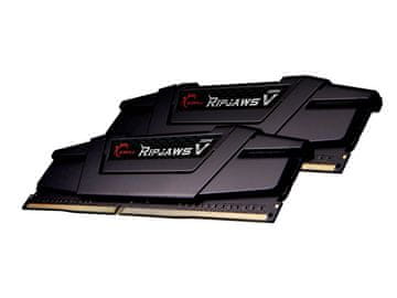 G.Skill RAM DDR4 32GB Kit (2x 16GB) PC4-28800 3600MT/s, CL18, 1.35V, Ripjaws V, črn