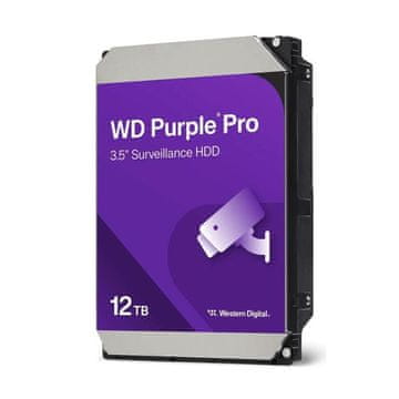 Western Digital WD Purple Pro trdi disk, 12TB, 3,5", SATA, 6Gb/s (WD122PURP)