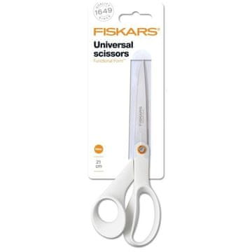 Fiskars Univerzalne škarje Functional Form, 21 cm, bele