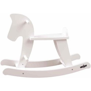 Woody 102191835 Gugalni konj - bela barva