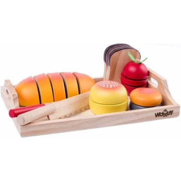 Woody 102191904 Pladenj za zajtrk - rezanje