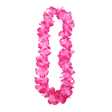 PartyDeco Havajski venec Aloha roza 1 kos -