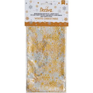 Decora Vrečka za sladkarije 24x12,5x3cm zvezde 20ks -
