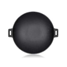 Banquet Ponev WOK 36,5 cm IZBOLJŠENO litega železa Črna